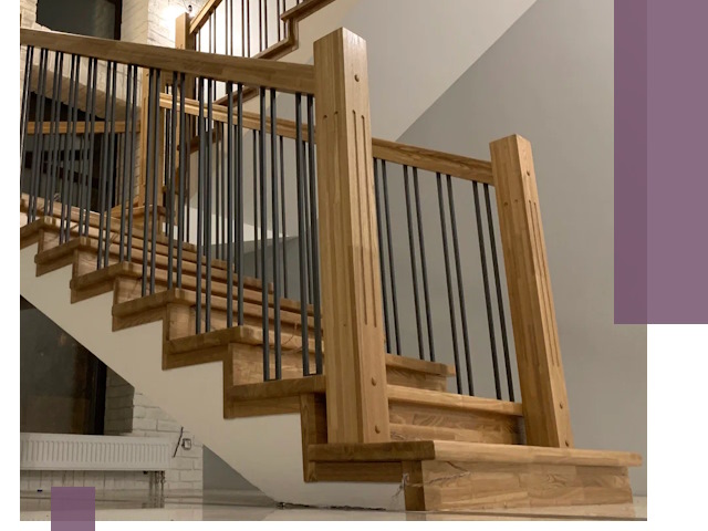 Реставрация деревянных и металлических лестниц в Березниках