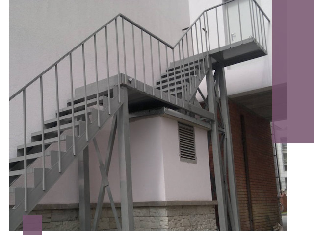 Монтаж пожарных лестниц под ключ в Березниках с гарантией качества