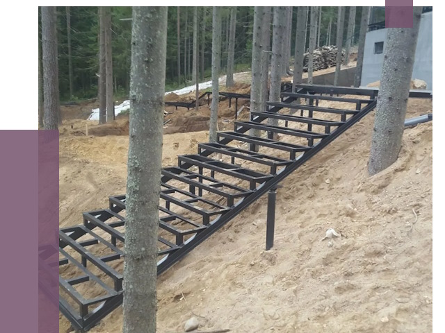 Монтаж металлических лестниц в Березниках от 13646 руб. 