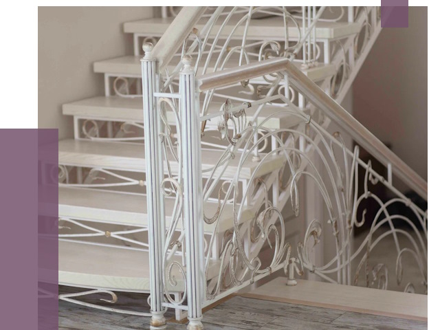 Изготовление кованых лестниц на заказ в Березниках от 87542 руб. | ПРОЛЁТ-Брз