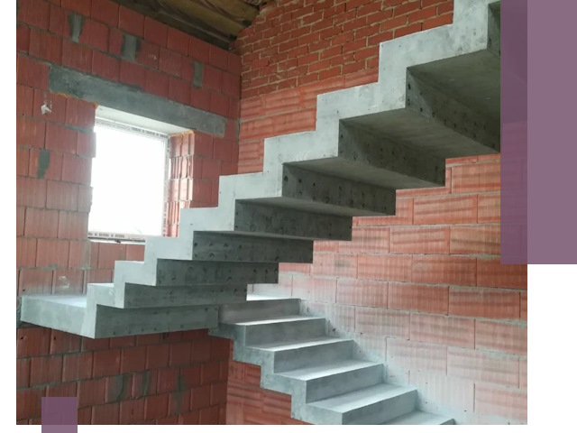 Бетонные лестницы под ключ в Березниках: монтаж, демонтаж, ремонт