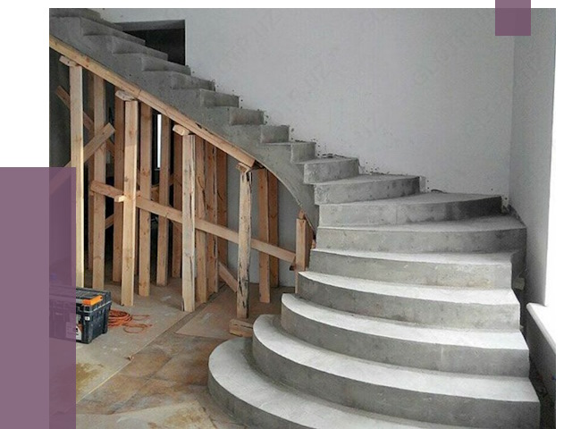 Изготовление бетонных лестниц под ключ в Березниках от 20083 руб. | ПРОЛЁТ-Брз