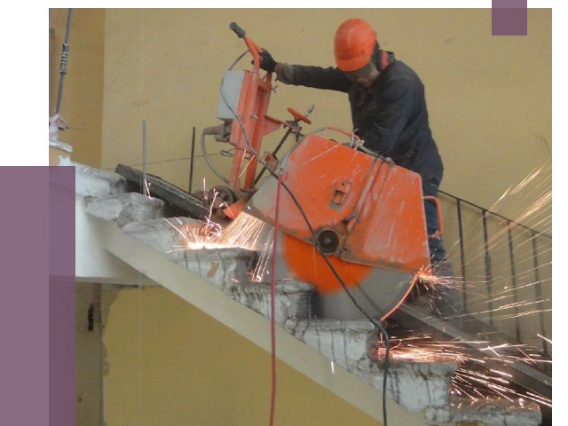 Демонтаж бетонных лестниц в Березниках от 4635 руб. за м2 | ПРОЛЁТ-Брз