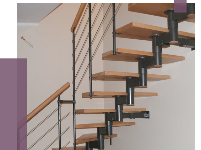 Изготовление модульных лестниц в Березниках от 11586 руб. 