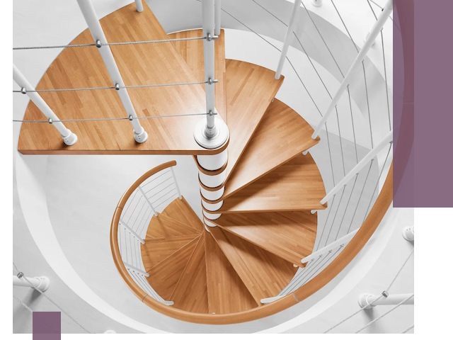 Изготовление винтовых лестниц под ключ в Березниках