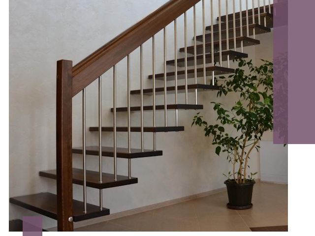 Лестницы на больцах под ключ в Березниках – изготовление и монтаж