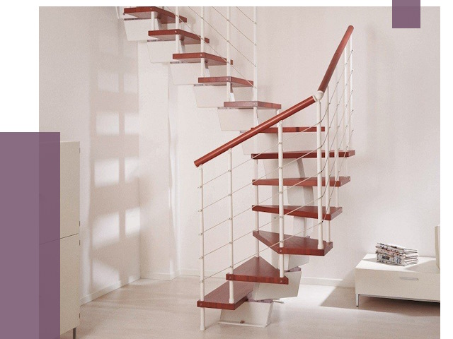 Изготовление лестниц на больцах в Березниках от 9784 руб. | ПРОЛЁТ-Брз