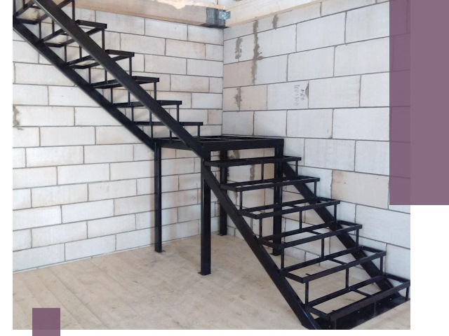 Лестницы на металлокаркасе под ключ в Березниках — изготовление и монтаж