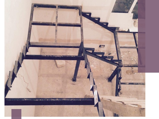 Монтаж лестниц на металлокаркасе в Березниках быстро и качественно