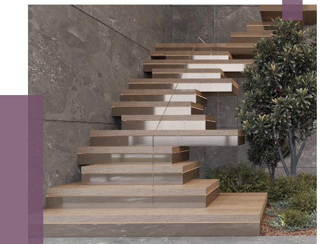 Современные лестницы в Березниках от 13904 руб. | ПРОЛЁТ-Брз