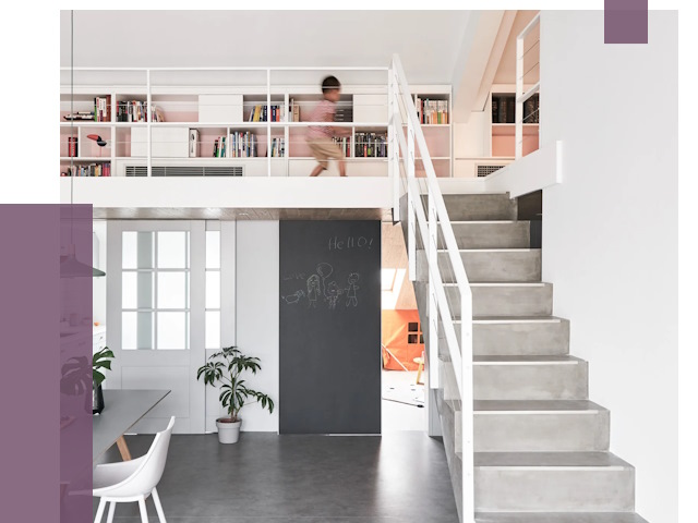 Лестницы для двухуровневой квартиры в Березниках от 177658 руб. | ПРОЛЁТ-Брз