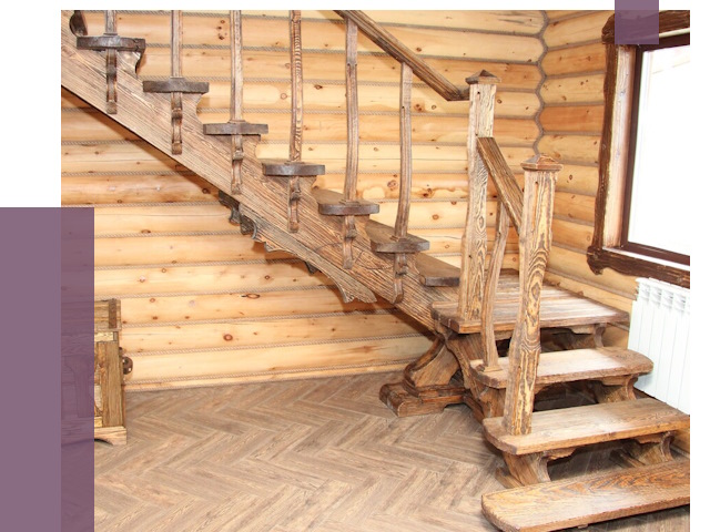 Лестницы в баню в Березниках от 19259 руб. — изготовление | ПРОЛЁТ-Брз