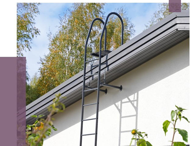 Лестницы на крышу в Березниках от 19259 руб. — монтаж и монтаж ПРОЛЁТ-Брз