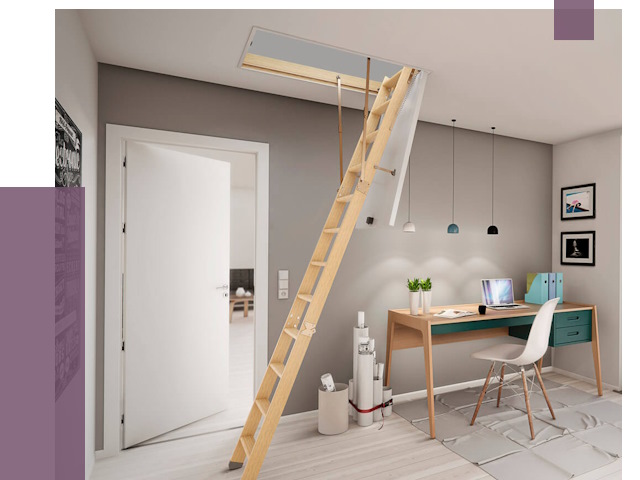 Чердачные лестницы в Березниках — от 14676 руб. | ПРОЛЁТ-Брз