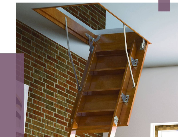 Установка чердачной лестницы в Березниках от 7879 руб. | ПРОЛЁТ-Брз