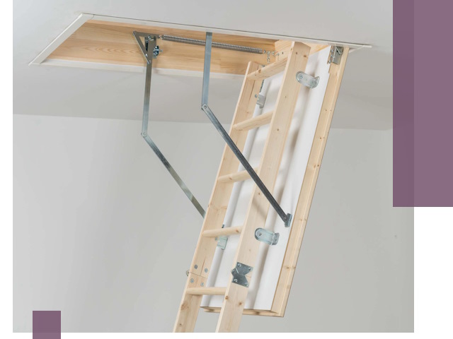 Установка чердачной лестницы под ключ в Березниках