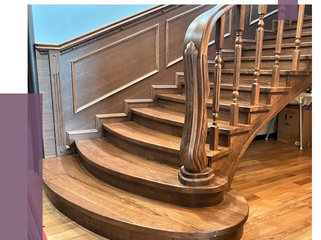 Дубовые лестницы под ключ в Березниках от 177658 руб. — ПРОЛЁТ-Брз