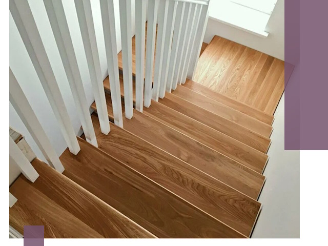 Лестницы из бука в Березниках: изготовление, монтаж и демонтаж