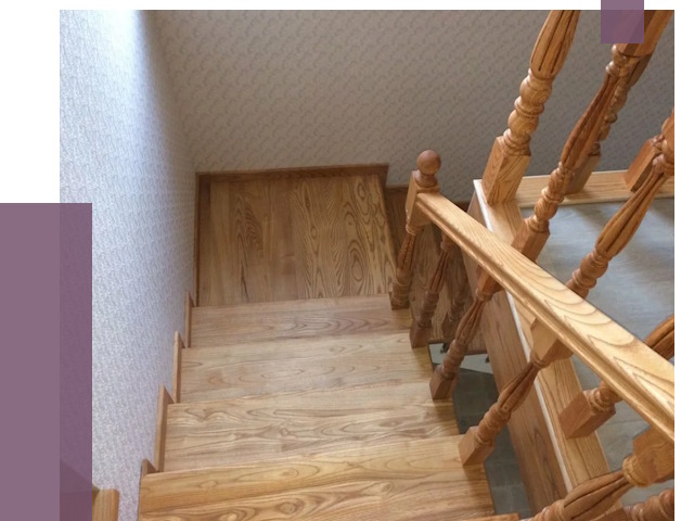 Сосновые лестницы в Березниках под ключ от 8136 руб.  | ПРОЛЁТ-Брз