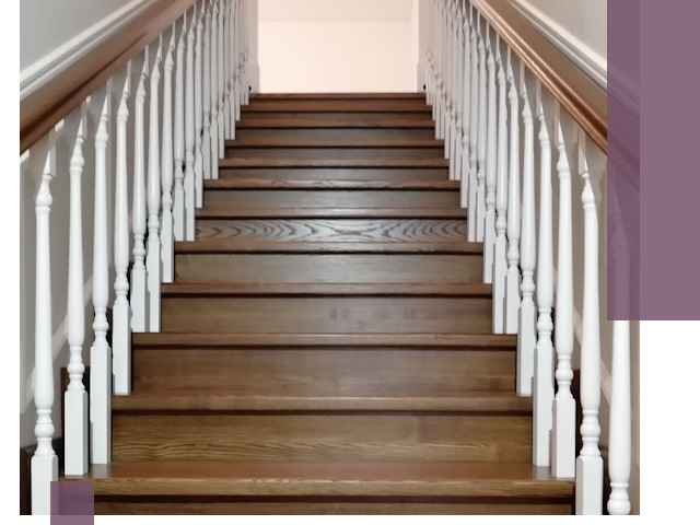 Лестницы из ясеня на заказ в Березниках — изготовление и монтаж