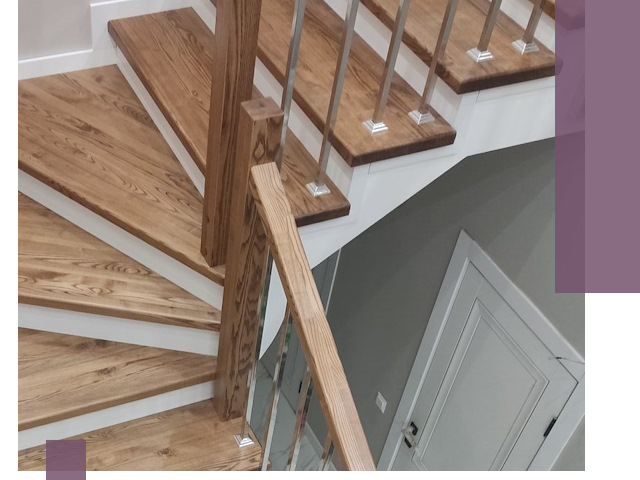 Обшивка металлических лестниц под ключ в Березниках