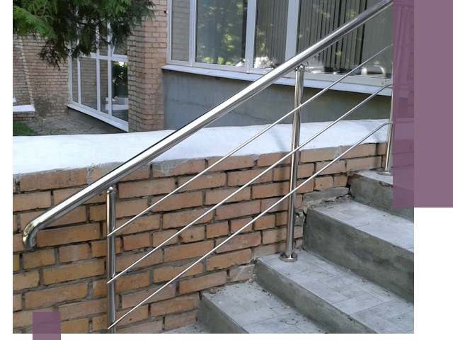 Перила из нержавеющей стали высокого качества в Березниках