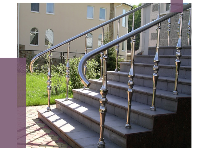 Перила для крыльца в Березниках от 10814 руб. — монтаж ПРОЛЁТ-Брз