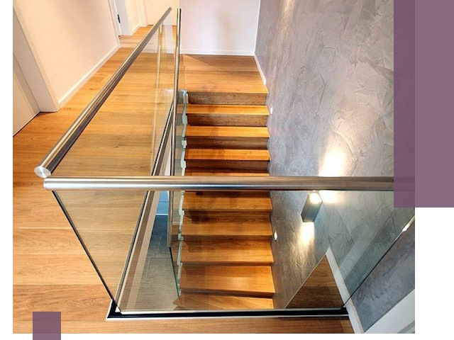 Перила для лестницы в доме — изготовление и монтаж в Березниках