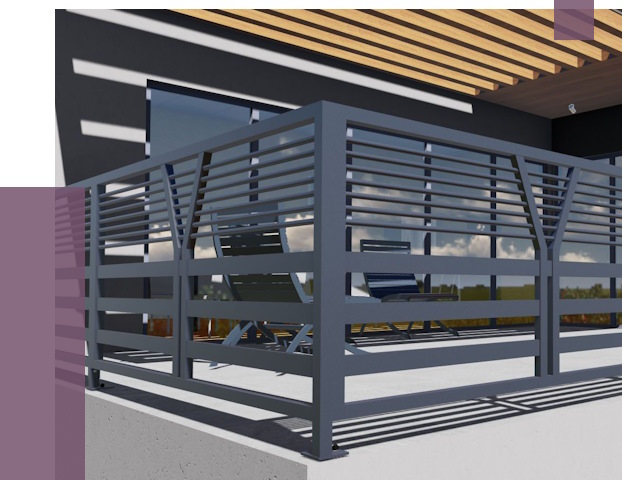 Изготовление балконных ограждений в Березниках от 10814 руб. | ПРОЛЁТ-Брз