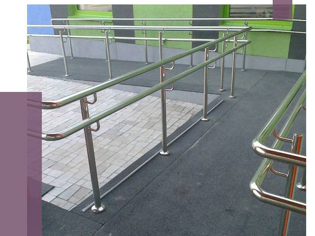 Ограждения пандусов в Березниках от 4377 руб. монтаж | ПРОЛЁТ-Брз