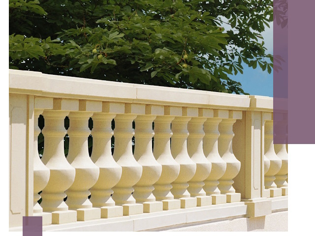 Установка балюстрады в Березниках: изготовление и монтаж под ключ