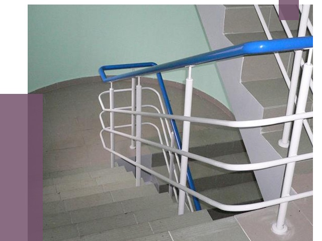 Перила в подъезде в Березниках — установка и замена от 7467 руб. | ПРОЛЁТ-Брз