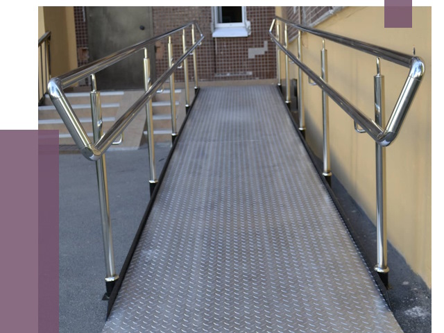 Пандусы в Березниках от 12359 руб. — установка для инвалидов | ПРОЛЁТ-Брз