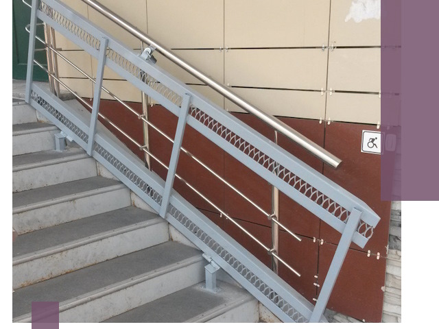 Изготовление откидных пандусов под ключ в Березниках