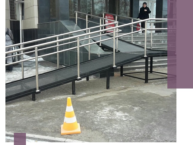 Стационарные пандусы под ключ в Березниках — изготовление и монтаж