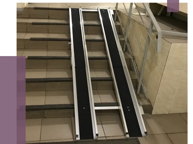 Установка пандуса в подъезд в Березниках от 8033 руб. под ключ | ПРОЛЁТ-Брз