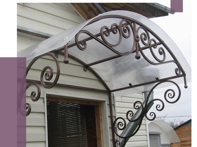 Изготовление козырьков в Березниках от 7415 руб. — заказать | ПРОЛЁТ-Брз