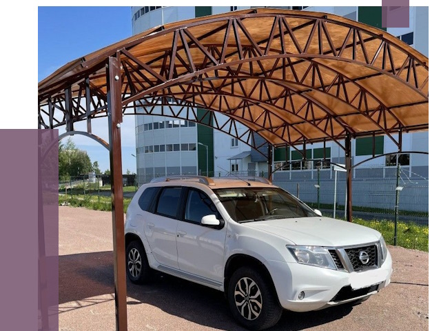 Недорогие навесы в Березниках от 43256 руб. | ПРОЛЁТ-Брз