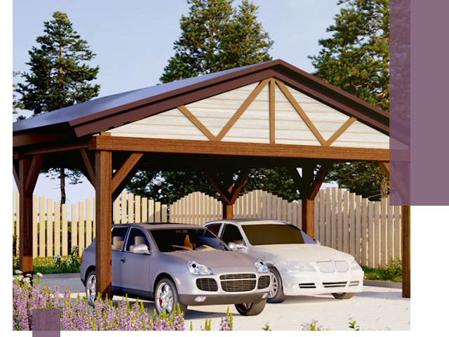 Навесы для автомобиля в Березниках — изготовление и монтаж