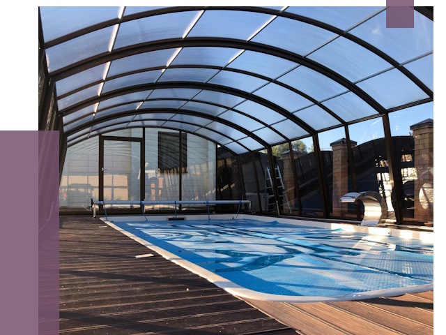 Навесы для бассейна в Березниках от 16890 руб. под ключ | ПРОЛЁТ-Брз