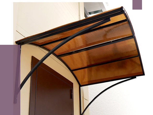 Недорогие козырьки в Березниках от 7642 руб.  | ПРОЛЁТ-Брз