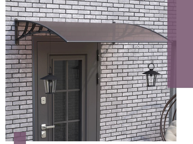 Недорогие козырьки и навесы под ключ в Березниках