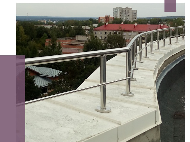 Парапеты и ограждения кровли в Березниках от 4995 руб.