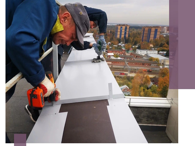 Монтаж парапетов в Березниках — установка прочных металлических ограждений