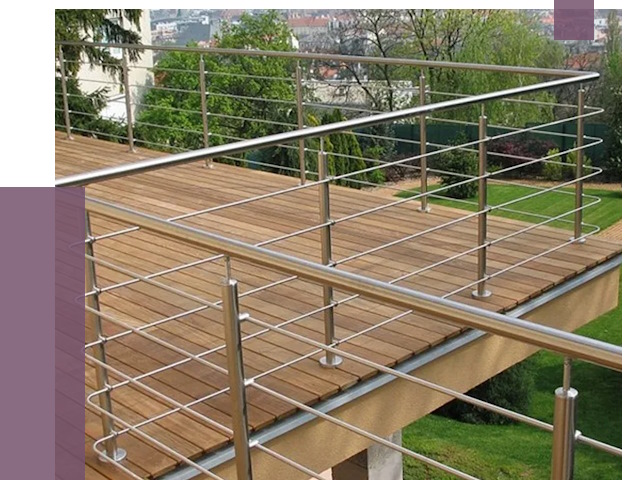 Алюминиевые парапеты в Березниках под ключ от 7827 руб. 