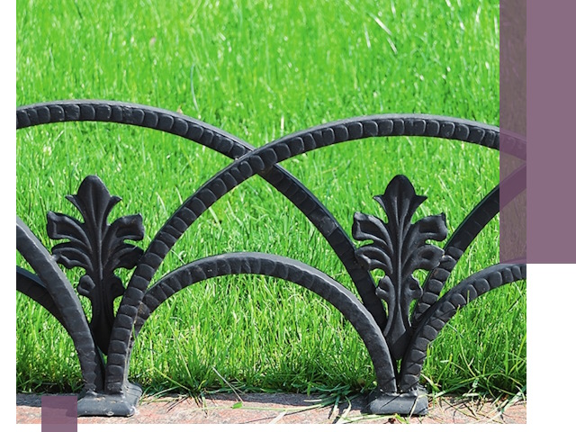 Декоративные металлические бордюры под ключ в Березниках