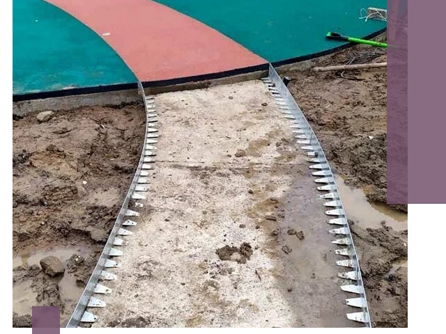 Металлические бордюры для дорожек в Березниках — монтаж и изготовление