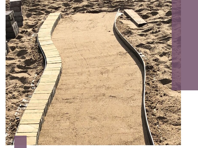 Металлические бордюры для тротуаров в Березниках — прочные и долговечные