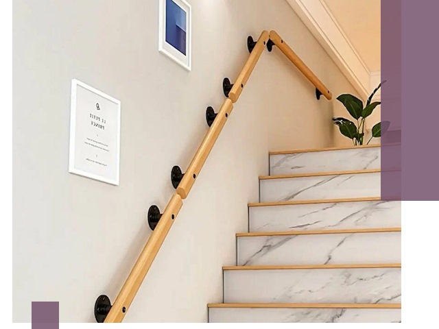 Поручни металлические и деревянные под ключ в Березниках