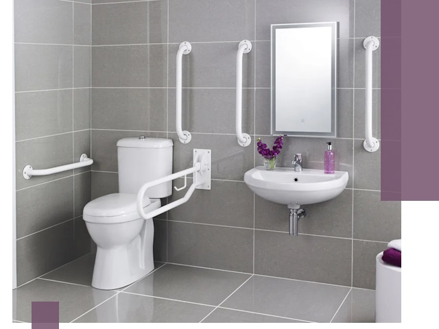 Поручни для санузлов в Березниках: установка, ремонт и монтаж